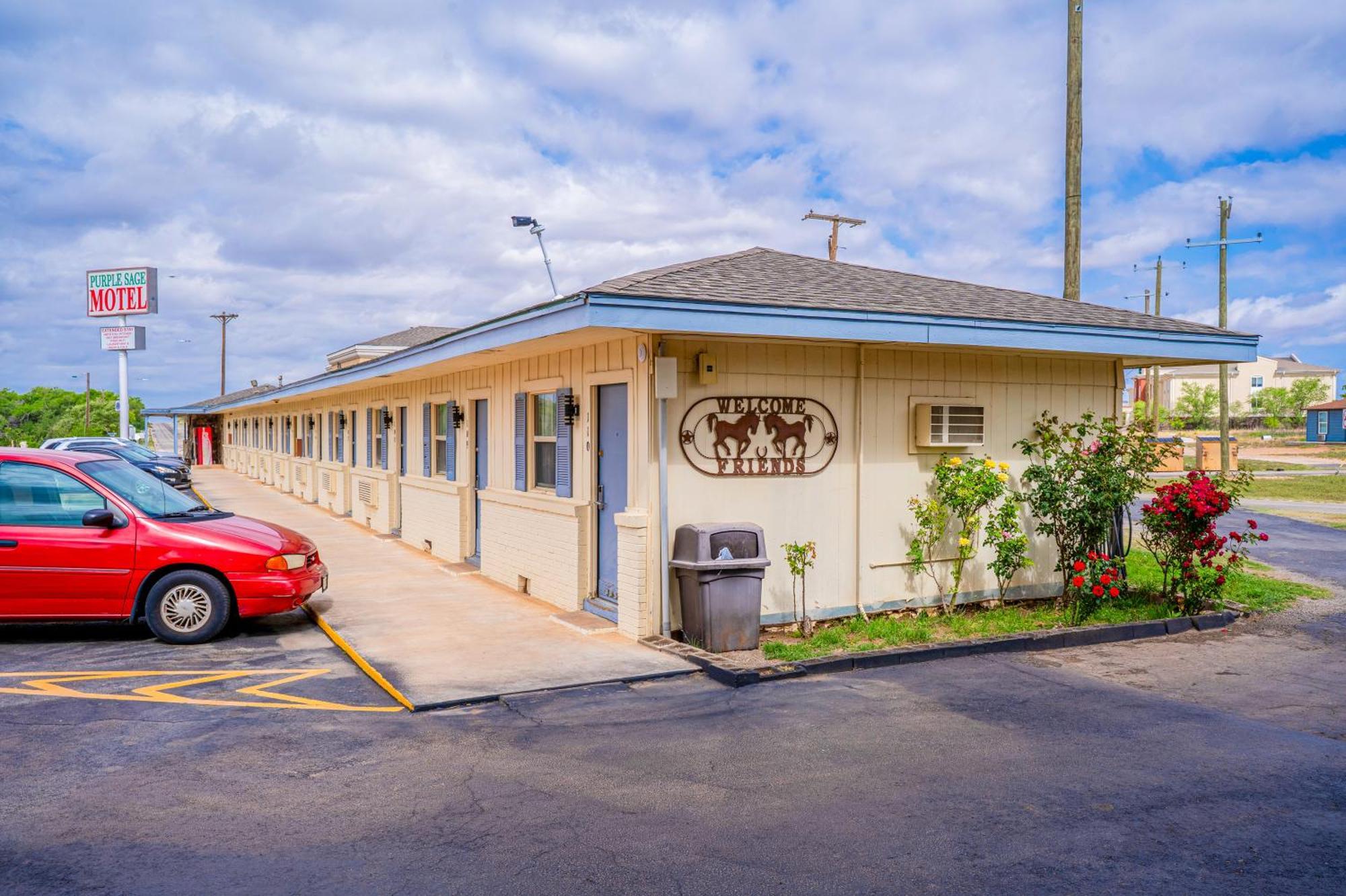 Motel Purple Sage By Oyo Snyder Tx Exterior foto