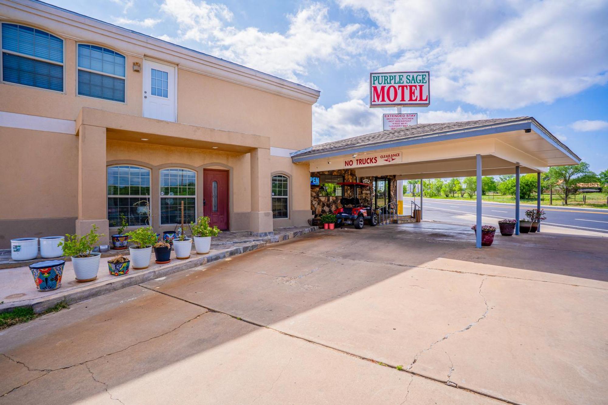 Motel Purple Sage By Oyo Snyder Tx Exterior foto