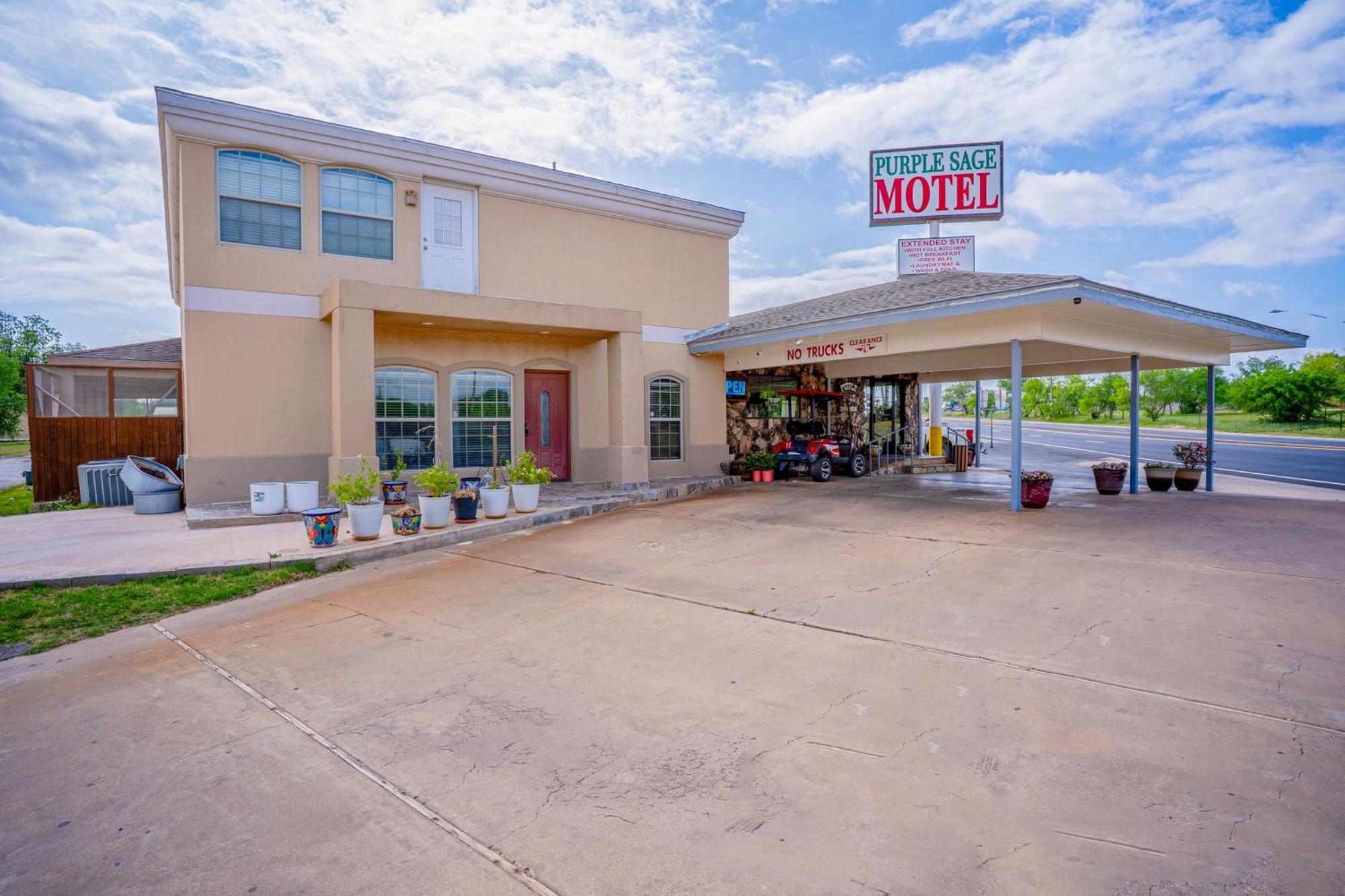 Motel Purple Sage By Oyo Snyder Tx Exterior foto